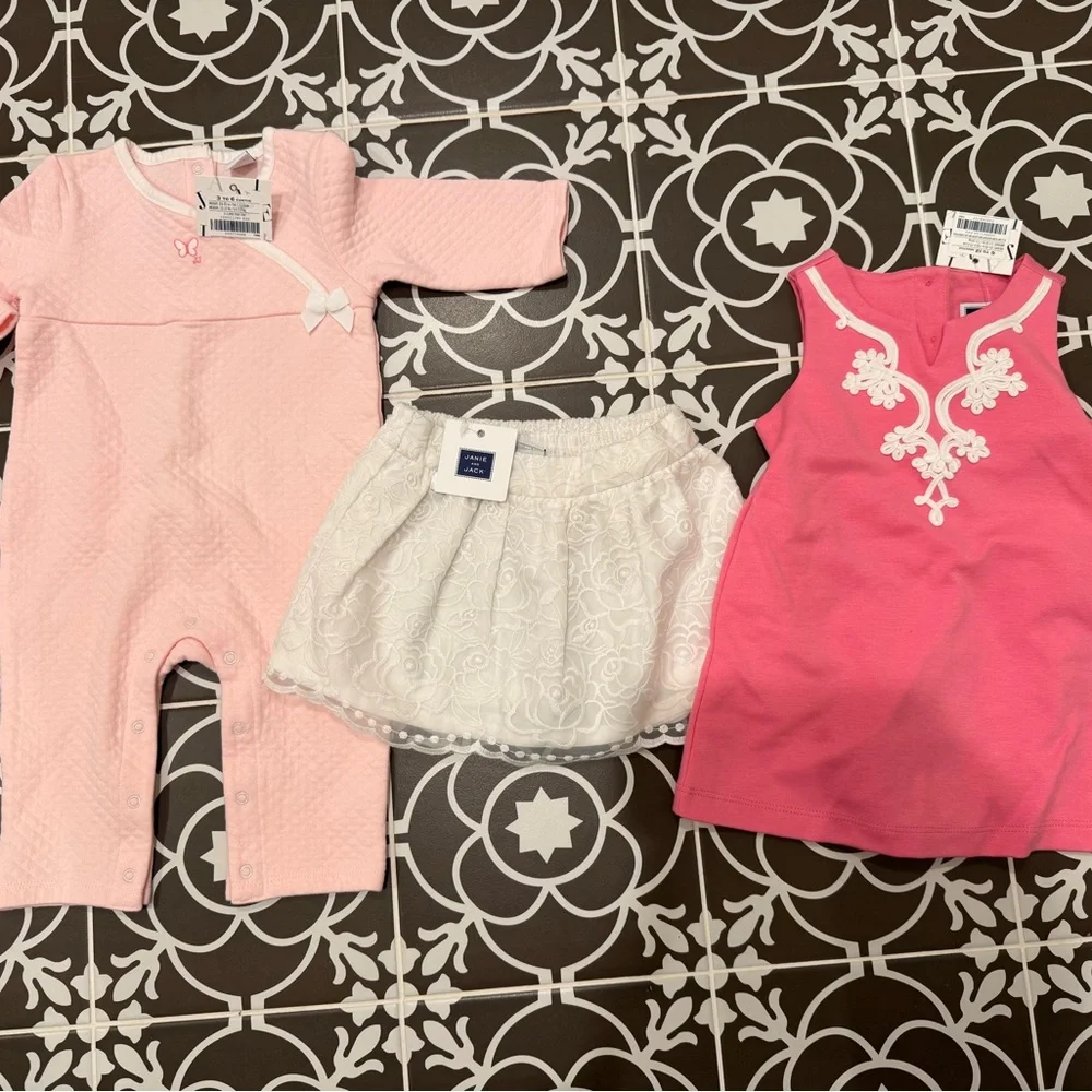 New! Janie and Jack Baby Girl Clothes - Picture 1 of 1